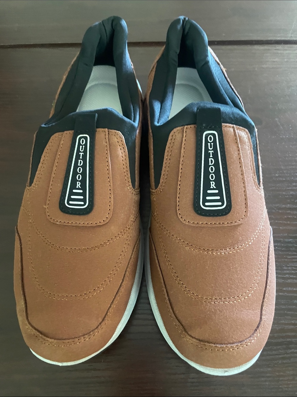 Slip-On Men’s Casual Shoes — Brown
